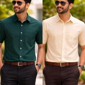 Shirt Khadi 100% Cotton Formal Full Sleeve