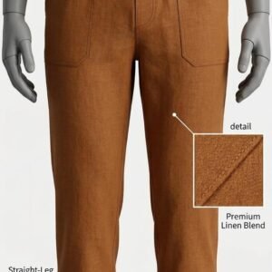 Khadi India Male Trouser Lower – Camel Brown
