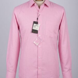 Men's Khadi Cotton Full Sleeve Shirt – Baby Pink