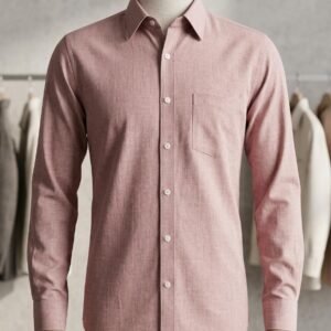 Men's Khadi Cotton Shirt – Dusty Rose