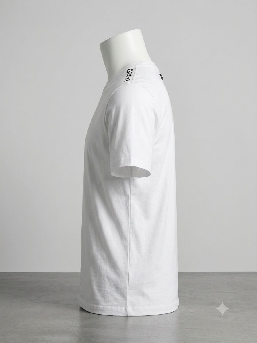 Men's Khadi Bio-Dyed T-Shirt – White - Image 4