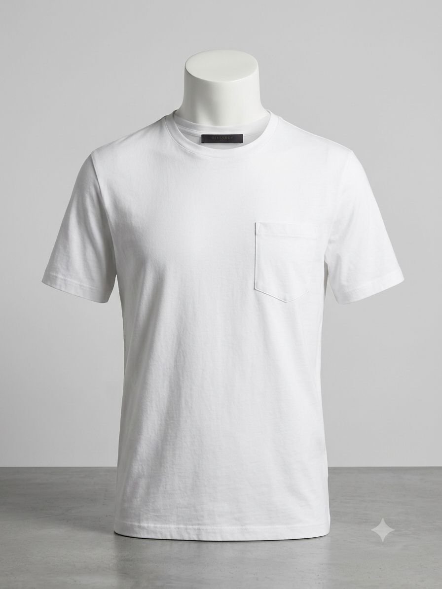 Men's Khadi Bio-Dyed T-Shirt – White