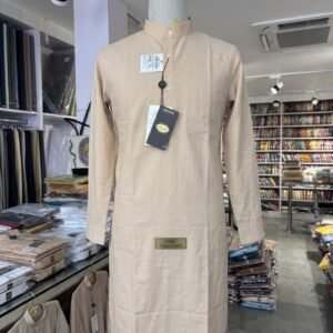 Men's Khadi Cotton Full Sleeve Kurta – Beige